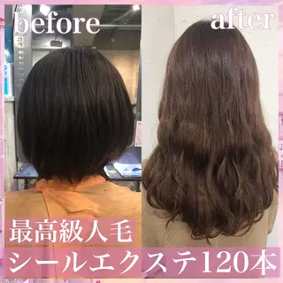 ロング カラー パーマ ヘアアレンジ 八巻 晴香のヘアスタイル