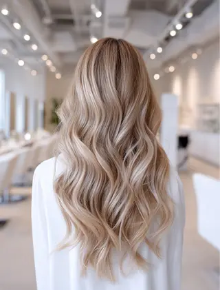 ロング カラー 加藤 いくみのヘアスタイル
