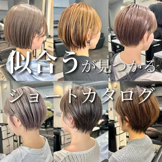 ショート カラー ハイライト/ショート /ボブ/RYOHEIのヘアスタイル