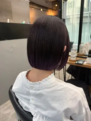 ショート 髪質改善/美髪矯正/ 小顔ボブNANAのヘアスタイル