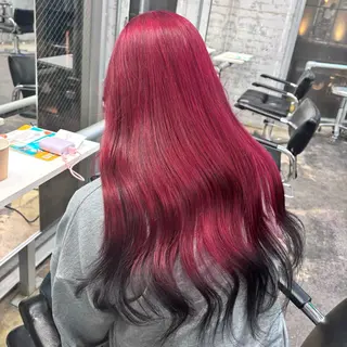 ロング カラー ヘアアレンジ 🎀暖色/ベージュ× ハイトーン💫りののヘアスタイル