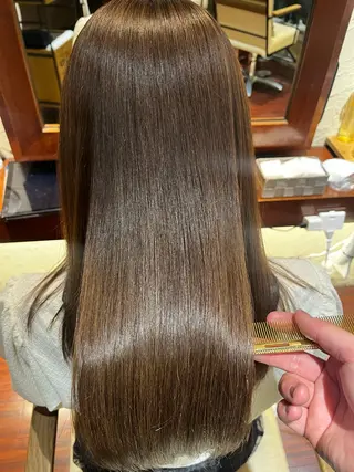 セミロング カラー hair resort 粋　dua所属・✂️美髪 kane✂️のヘアスタイル