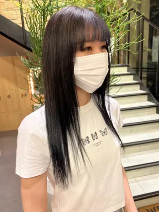 ロング チャンモリパーマ/韓 国/Minami🦋のヘアスタイル