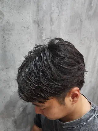 パーマ 🫟メンズパーマ地域 最安値🫟✂藤原のヘアスタイル