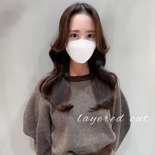 ロング LOMA🇰🇷 銀座クボタのヘアスタイル