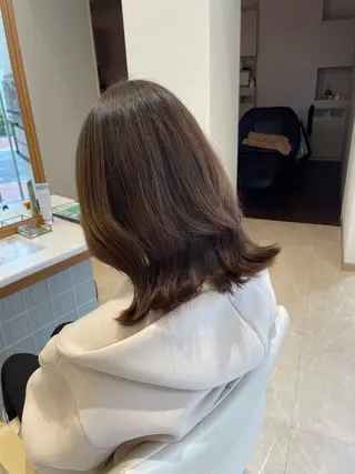 ミディアム ヘッドスパ／透明感 カラー伊藤 千尋のヘアスタイル