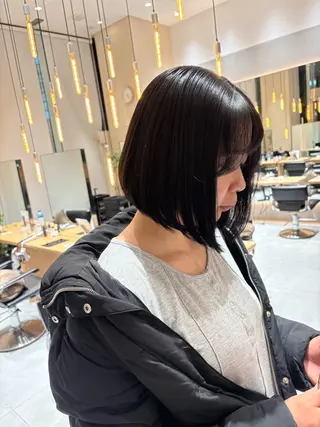 ミディアム 風香🪼レイヤー /透明感カラーのヘアスタイル