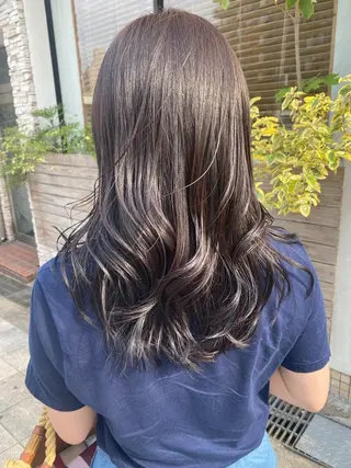 セミロング カラー TERRACE阿倍野店所属・髪質改善 大内翔太のヘアスタイル