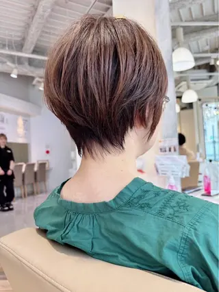 ショート ヘアーメイクウィル野田阪神店所属・Yuu/レイヤー/ ハイライト/髪質改善のヘアスタイル