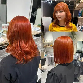 カラー ♡ハイトーン★ ネイル/しの♡のヘアスタイル