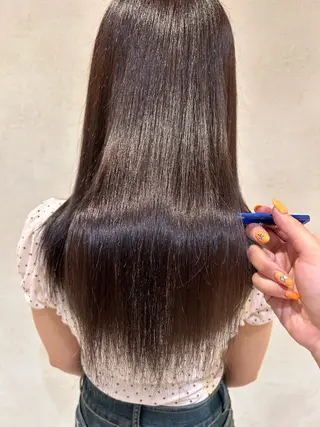 ロング カラー 透明感カラー/ トリートメント🌷のヘアスタイル