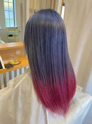 ロング カラー ヘアアレンジ Design Color🐰アユミのヘアスタイル