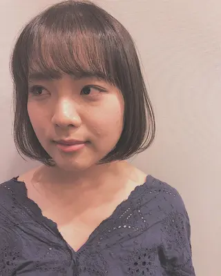 ショート カラー パーマ 土屋かすみ✁︎. ꙳ 姫カットのヘアスタイル