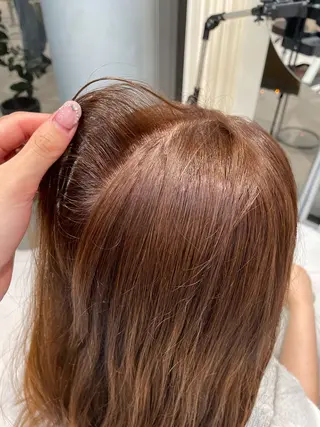 ミディアム カラー 透明感カラー 🩰あさのヘアスタイル