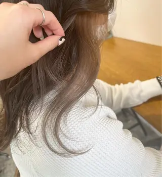 ミディアム カラー ハイトーン/レイヤー 💜Akaneのヘアスタイル