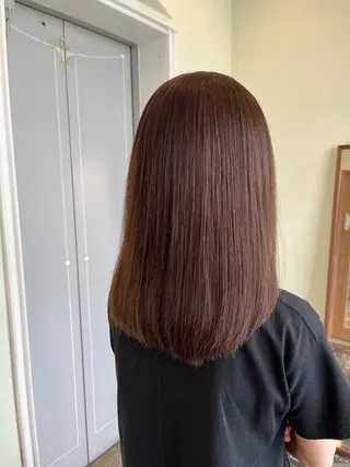 セミロング カラー yuri🌼 NUMBER 天王寺のヘアスタイル