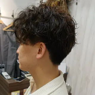 パーマ メンズ マツザキ メグミのヘアスタイル