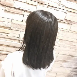 カラー 似合わせミニボブ マッシュ/渋谷/宍戸のヘアスタイル