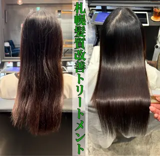 ロング 川尻 竜正のヘアスタイル