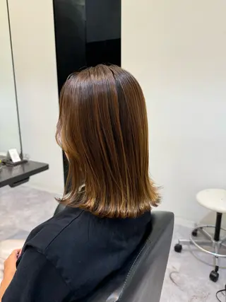 ミディアム 明井 准弥のヘアスタイル