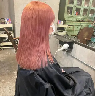 セミロング カラー 南堀江🌿パーマ Tetsu【テツ】のヘアスタイル