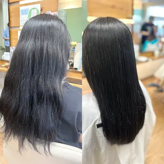 ロング 神谷 千明のヘアスタイル