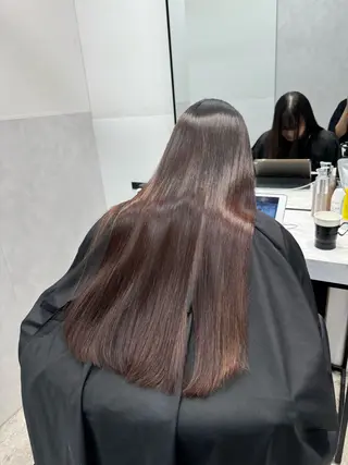 ロング salowin 渋谷 joule所属・美髪矯正 韓国レイヤーのヘアスタイル