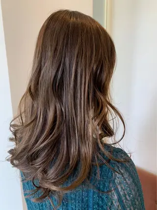 ロング カラー 💎韓国カラー Giness坂下巧のヘアスタイル