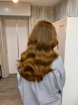 ロング カラー N° +aero 横浜のヘアスタイル
