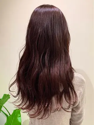 ロング カラー ボブ/インナーカラー /眉毛/Miyuのヘアスタイル