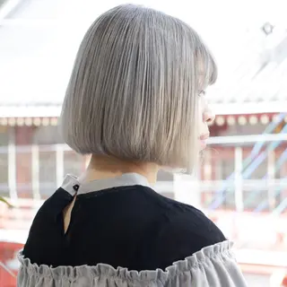 ミディアム カラー ill副店長 立和田純也のヘアスタイル