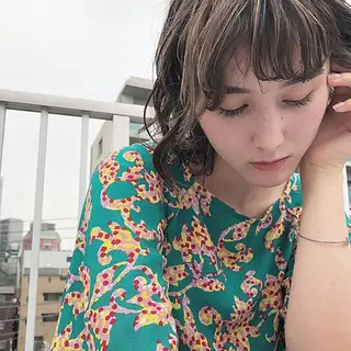 ミディアム カラー パーマ O/ODER (official)のヘアスタイル