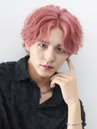 カラー メンズ 💀EDEN副店長/ ブリーチ"骨格補正"のヘアスタイル