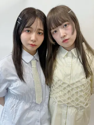 ロング カラー 佐藤 櫻のヘアスタイル