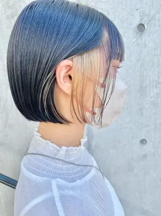 ショート カラー ショートボブ縮毛矯正 髪質改善のプロ山道潤のヘアスタイル