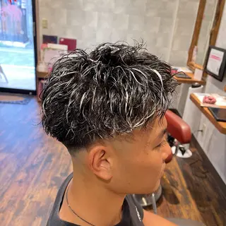 カラー メンズ 渡部 翔  髪質改善カラーのヘアスタイル