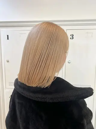ミディアム カラー ナチュラル ハイトーン☁️ソウタのヘアスタイル