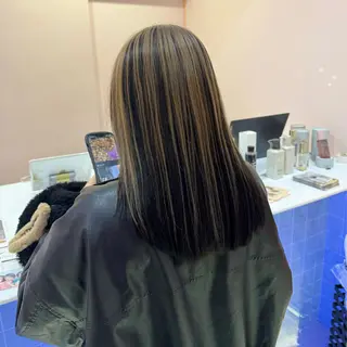 セミロング 高発色/デザイン ☀️toku☀️のヘアスタイル