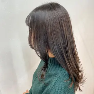 セミロング カラー THE ESCALA 町田所属・町田縮毛矯正/ 髪質改善/美髪特化のヘアスタイル