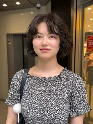 ショート 💫パーマモデル募集 河野瑠太のヘアスタイル