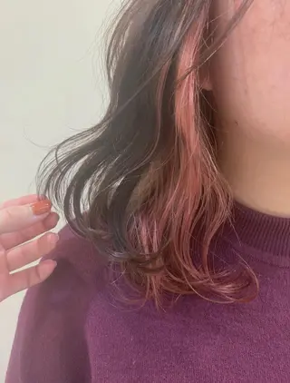 カラー OASIS AVEDA ザ・ペニンシュラ東京所属・OASISAVEDA 真生のヘアスタイル