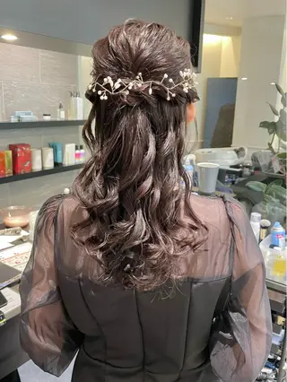 セミロング ヘアアレンジ ダブルカラー🦖 /髪質改善⚡️しおりのヘアスタイル