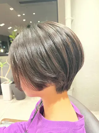ショート 🍒serika 暖色カラー 🍒のヘアスタイル