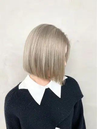 ショート カラー 水戸/ブリーチカラー ♠️♠️會澤遼真のヘアスタイル