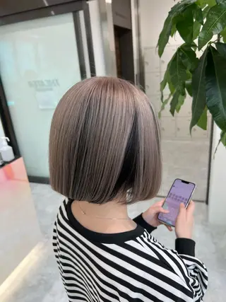 ミディアム カラー 🎨ブリーチ職人 店長Takaya🎨のヘアスタイル
