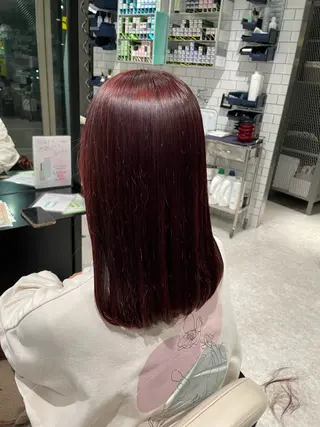 セミロング ボブ/ショートボブ/ 岡山駅/別曽遥也のヘアスタイル