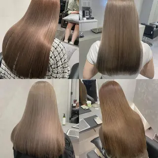 ロング カラー ikuma/ ミルクティーのヘアスタイル