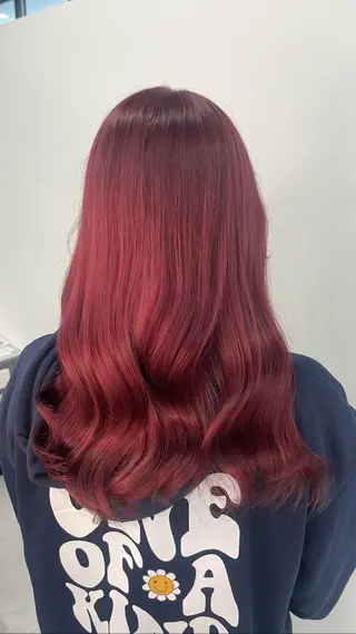 セミロング カラー リルフェアリー 磐田店のヘアスタイル