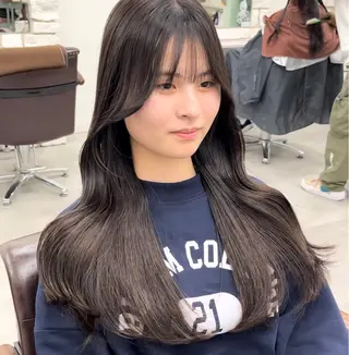 ロング カラー 天王寺髪質改善なら よしみさん✨のヘアスタイル