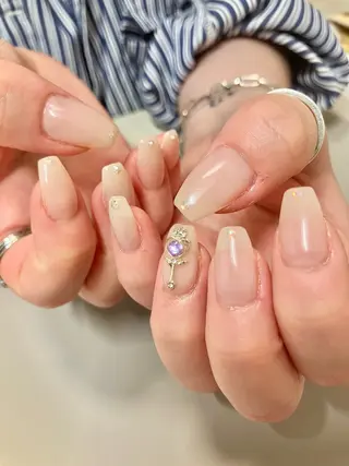 ネイル 京都桂/フィルイン /自爪育成/三品のネイルデザイン